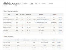 Tablet Screenshot of labs.adoy.net